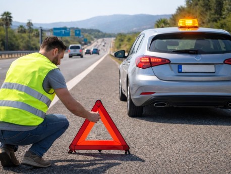 DGT официально сдала назад: аварийные треугольники снова разрешены наряду с сигнальным маячком V16