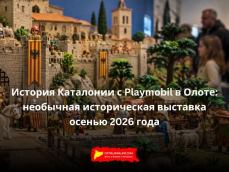 История Каталонии с Playmobil в Олоте: необычная историческая выставка осенью 2026 года