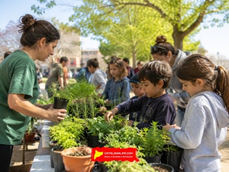Праздник весны Festa de la Primavera 2026 в Барселоне: природа, садоводство и семейная программа в парке Can Batlló