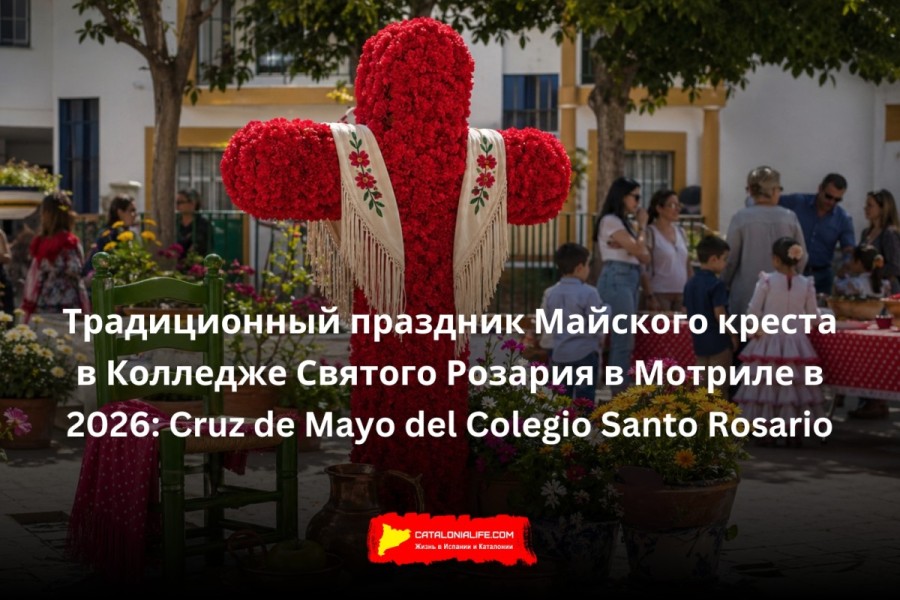 Традиционный праздник Майского креста в Колледже Святого Розария в Мотриле в 2026: Cruz de Mayo del Colegio Santo Rosario