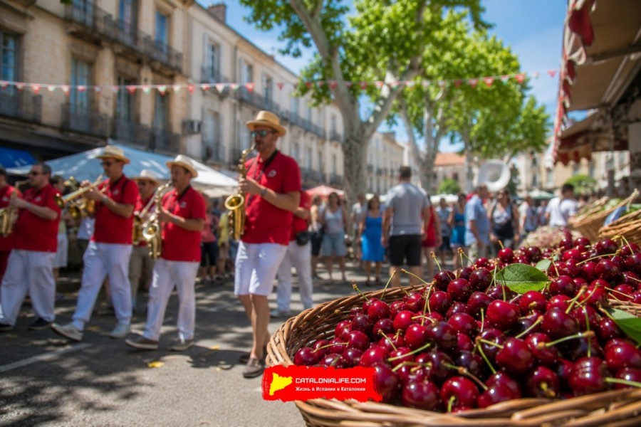32-я Праздник черешни и Céret de Bandas 2026 в Сере: майский уик-энд вкуса, музыки и каталонского характера