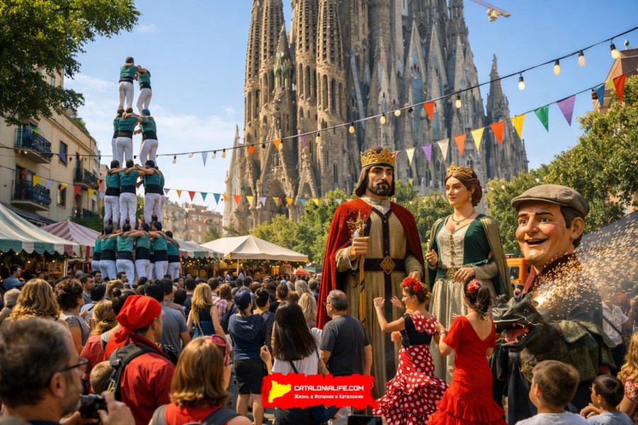 Festa Major de Sagrada Família 2026 в Барселоне: программа, расписание и главные события праздника