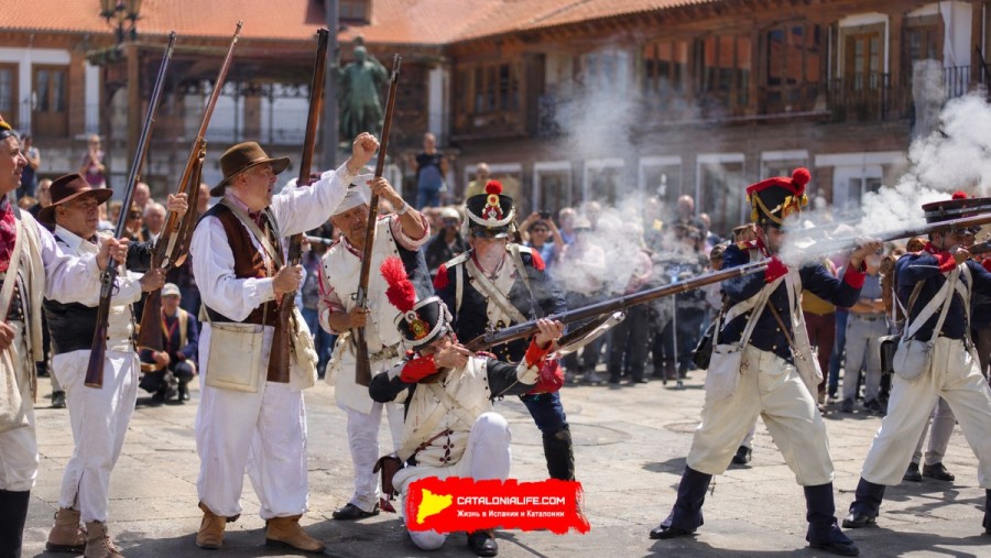 Историческая реконструкция 2 мая и Война за независимость в Торрехоне-де-Ардос 2026: парад и битва на площади Майор 1 мая 2026