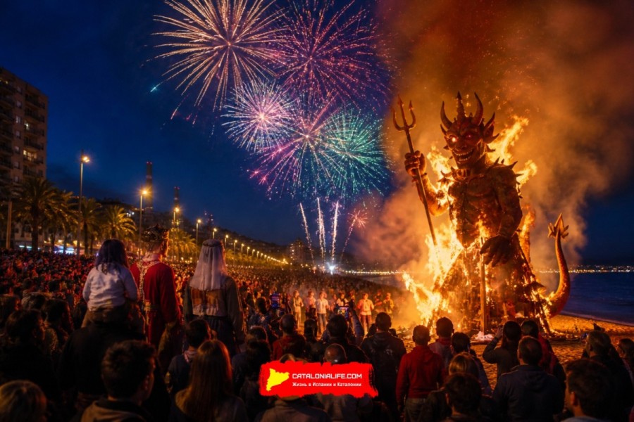 Майский праздник в Бадалоне 2026: Festes de Maig de Badalona — Сан-Анастаси, Сожжение Дьявола и главный месяц городской жизни