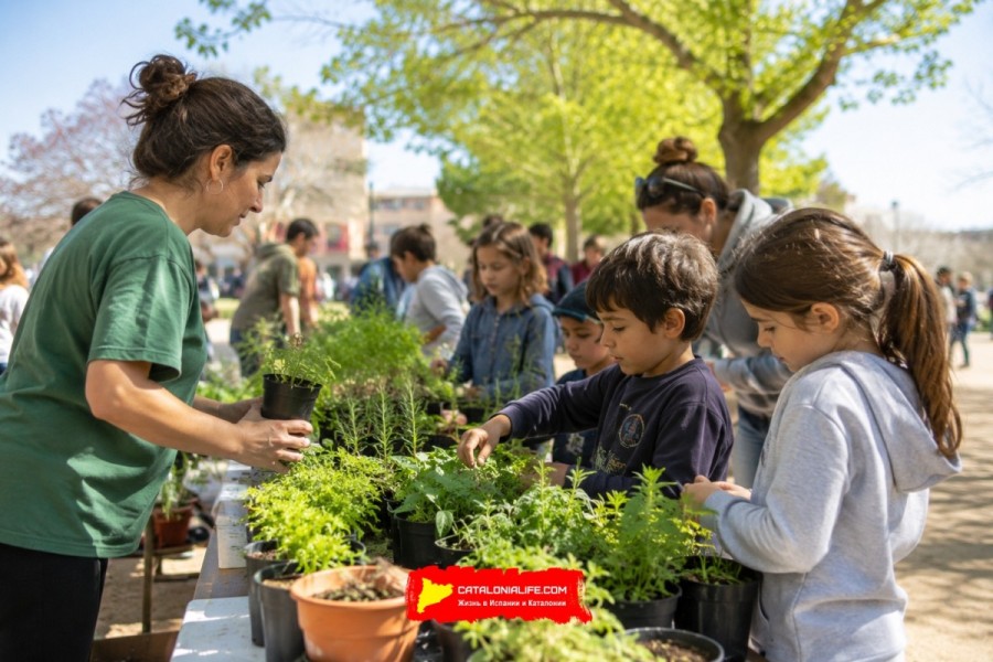 Праздник весны Festa de la Primavera 2026 в Барселоне: природа, садоводство и семейная программа в парке Can Batlló