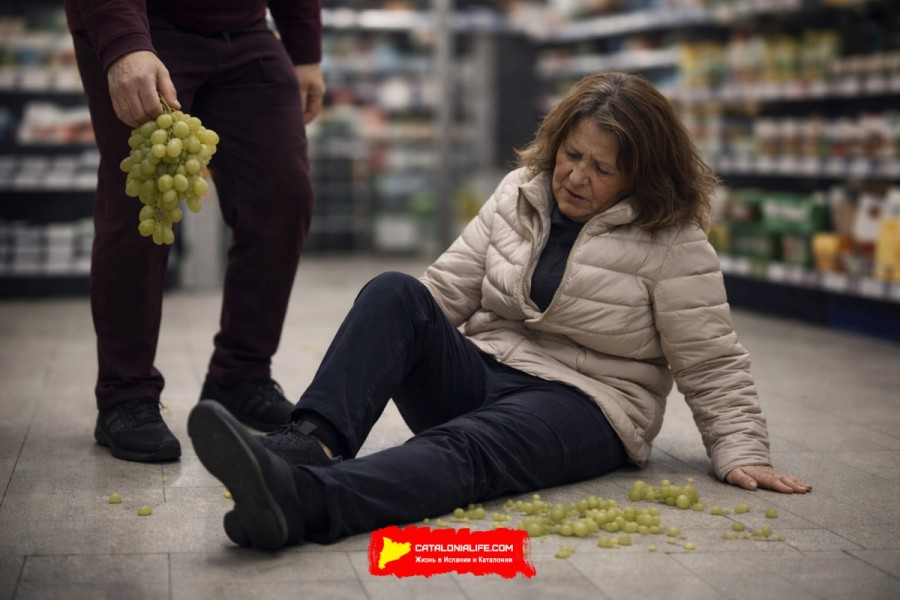 В Мурсии суд обязал супермаркет выплатить 4 000 евро клиентке после падения из-за винограда