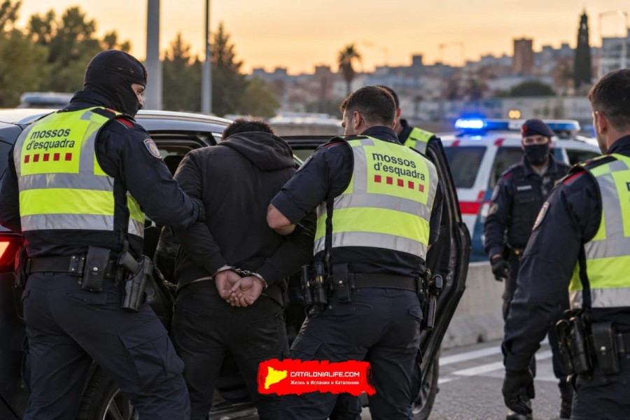 В Таррагоне задержали четырёх мужчин по делу о похищении человека и стрельбе в Каталонии