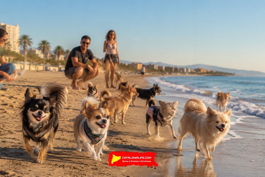 Встреча чихуахуа в Валенсии 23 августа 2026 года: Quedada de Chihuahuas на пляже Альборайи