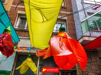 Улица Хоан Бланкес де Байш де Тот (Carrer de Joan Blanques de Baix de Tot): «Голландия JBdbDt» — прогулка по голландскому пейзажу. (‘Holanda JBdbDt’. Un passeig pel paisatge holandès.) - Феста Майор де Грасиа 2024 (Festa Major de Gràcia 2024)