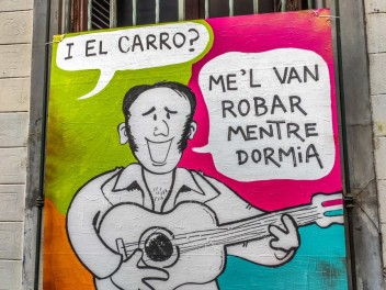 Улица Хоан Бланкес де Байш (Carrer de Joan Blanques de Baix): «Сант Медиар в августе» — дань уважения другой крупной фиесте Грасии. (‘Sant Medir a l’agost’. Un homenatge a l’altra festa gran de Gràcia.) - Феста Майор де Грасиа 2024 (Festa Major de Gràcia 2024)