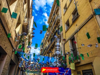 Улица Сант Пере Мартир (Carrer de Sant Pere Màrtir) - Феста Майор де Грасиа 2024 (Festa Major de Gràcia 2024)
