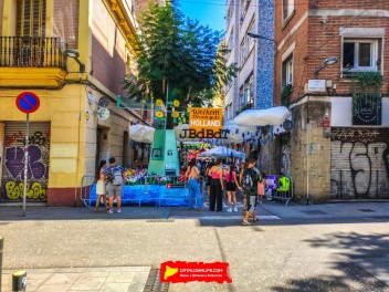 Улица Хоан Бланкес де Байш де Тот (Carrer de Joan Blanques de Baix de Tot): «Голландия JBdbDt» — прогулка по голландскому пейзажу. (‘Holanda JBdbDt’. Un passeig pel paisatge holandès.) - Феста Майор де Грасиа 2024 (Festa Major de Gràcia 2024)