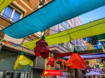 Улица Хоан Бланкес де Байш де Тот (Carrer de Joan Blanques de Baix de Tot): «Голландия JBdbDt» — прогулка по голландскому пейзажу. (‘Holanda JBdbDt’. Un passeig pel paisatge holandès.) - Феста Майор де Грасиа 2024 (Festa Major de Gràcia 2024)