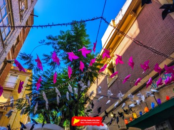Улица Хоан Бланкес де Байш де Тот (Carrer de Joan Blanques de Baix de Tot): «Голландия JBdbDt» — прогулка по голландскому пейзажу. (‘Holanda JBdbDt’. Un passeig pel paisatge holandès.) - Феста Майор де Грасиа 2024 (Festa Major de Gràcia 2024)