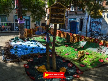 Фотоотчёт: Пласа дель Норд (Plaça del Nord) Летом каждая бука жива (A l’estiu tota cuca viu) - Феста Майор де Грасиа 2023 (Festa Major de Gràcia 2023)