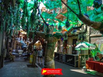 Фотоотчёт: Улица Верди (carrer Verdi) Флейтист из Гамельна (El flautista d'Hamelín) - Феста Майор де Грасиа 2023 (Festa Major de Gràcia 2023)