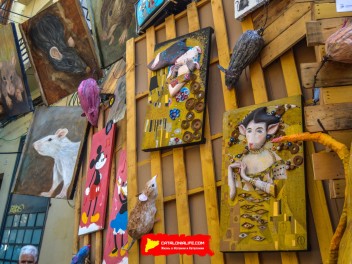 Фотоотчёт: Улица Верди (carrer Verdi) Флейтист из Гамельна (El flautista d'Hamelín) - Феста Майор де Грасиа 2023 (Festa Major de Gràcia 2023)