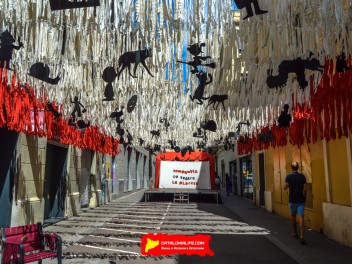 Фотоотчёт: Пласета де Сант Микель (Placeta de Sant Miquel) Театр теней. Компания La Placeta (“Teatret d’ombres. Companyia La Placeta) - Феста Майор де Грасиа 2023 (Festa Major de Gràcia 2023)