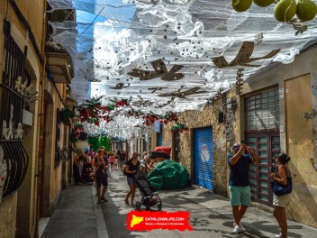 Фотоотчёт: Улица Фратернитат де Байш (carrer Fraternitat de Baix) Рождество (Nadal) - Феста Майор де Грасиа 2023 (Festa Major de Gràcia 2023)
