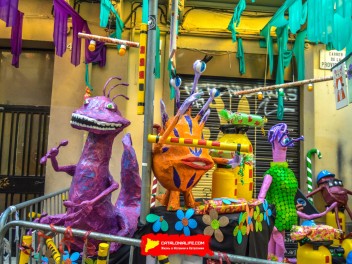 Фотоотчёт: Улица Провиденсия (carrer Providència) Provi Inc - Феста Майор де Грасиа 2023 (Festa Major de Gràcia 2023)