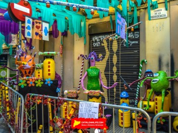 Фотоотчёт: Улица Провиденсия (carrer Providència) Provi Inc - Феста Майор де Грасиа 2023 (Festa Major de Gràcia 2023)