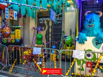 Фотоотчёт: Улица Провиденсия (carrer Providència) Provi Inc - Феста Майор де Грасиа 2023 (Festa Major de Gràcia 2023)