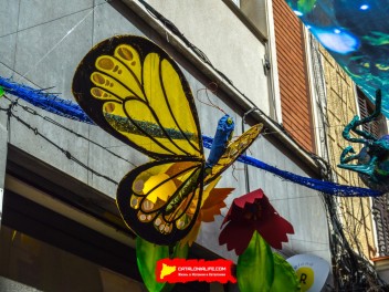 Фотоотчёт: Улица Периль (carrer Perill) Наука о насекомых (Insectes en Perill) - Феста Майор де Грасиа 2023 (Festa Major de Gràcia 2023)