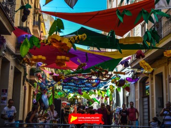 Фотоотчёт: Улица Периль (carrer Perill) Наука о насекомых (Insectes en Perill) - Феста Майор де Грасиа 2023 (Festa Major de Gràcia 2023)