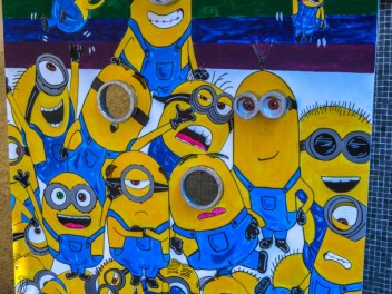 Фотоотчёт: Улица Ллуис Вивес (carrer Lluís Vives) Миньоны (Minions) - Феста Майор де Грасиа 2023 (Festa Major de Gràcia 2023)