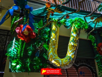 Фотоотчёт: Улица Хесус (carrer Jesús) Спасите джунгли (Selva’m) - Феста Майор де Грасиа 2023 (Festa Major de Gràcia 2023)