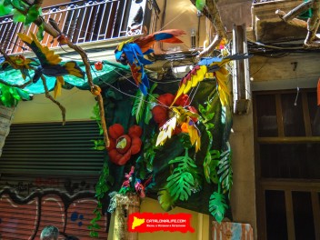 Фотоотчёт: Улица Хесус (carrer Jesús) Спасите джунгли (Selva’m) - Феста Майор де Грасиа 2023 (Festa Major de Gràcia 2023)