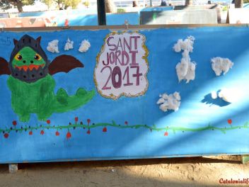 30-ый конкурс рисунков в честь праздника Сант Джорди (Святой Георгий)(Бланес, Испания, 2017) / XXX Concurs Sant Jordi de murals al carrer (Blanes, Espana, 2017)