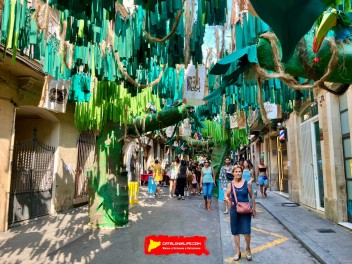 Улица Верди (Carrer de Verdi) — «Сельва Верди Майя» (Selva Verdi Maya) — Феста Майор де Грасиа 2025 (Festa Major de Gràcia 2025)