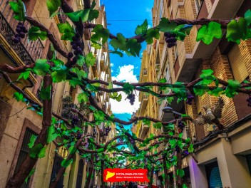 Улица Ллибертат (Carrer de la Llibertat): «Винный погреб Либертат» — дань культуре вина. (‘Celler Llibertat’. Un homenatge a la cultura del vi.) - Феста Майор де Грасиа 2024 (Festa Major de Gràcia 2024)