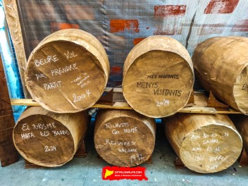 Улица Ллибертат (Carrer de la Llibertat): «Винный погреб Либертат» — дань культуре вина. (‘Celler Llibertat’. Un homenatge a la cultura del vi.) - Феста Майор де Грасиа 2024 (Festa Major de Gràcia 2024)
